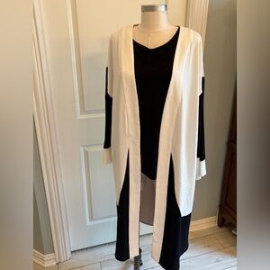 Ever Sassy sz XS Neutral-Multi Kimono style Duster Jacket, NWT